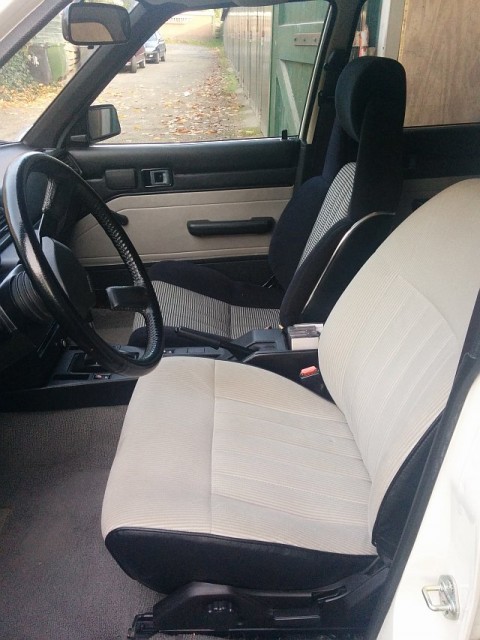 My Carina: Celica Supra seat upgrade