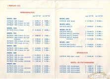 Datsun pricelist from 1973