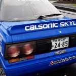 WTF: Exhaust pipe routed through Calsonic Nissan Skyline R31