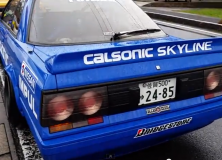 WTF Exhaust through NIssan Skyline R31
