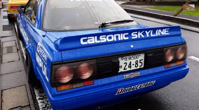 WTF Exhaust through NIssan Skyline R31