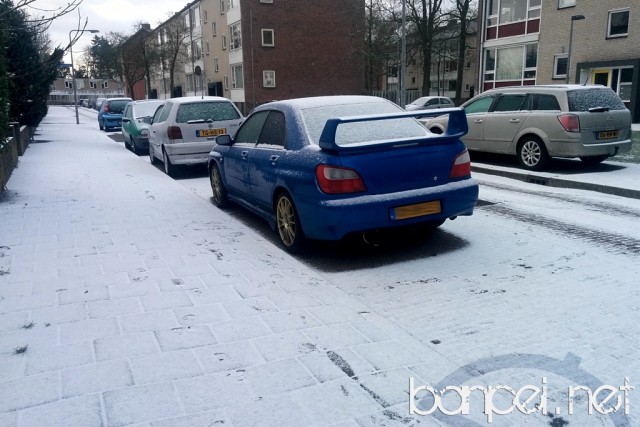 Down on the Street: Snowy Subaru Impreza WRX
