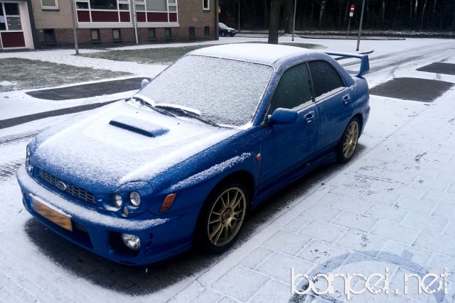 Down on the Street: Snowy Subaru Impreza WRX