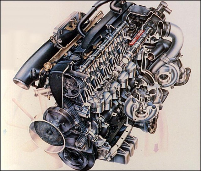 Picture of the Week: Nissan RB26DETT cutaway drawing