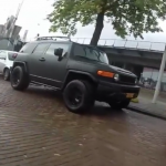 Down on the Street: wrapped Toyota FJ Cruiser