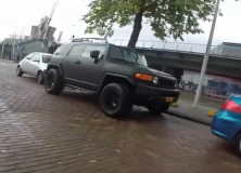 Down on the Street: Wrapped Toyota FJ Cruiser