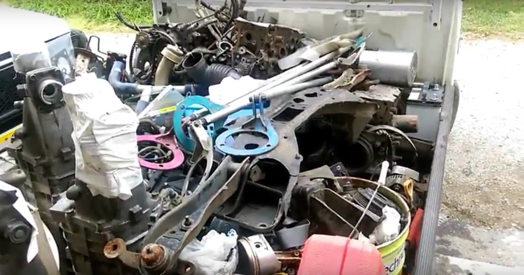 Toyota AE86 trash