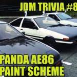 Panda AE86 paint scheme [JDM Trivia #8]