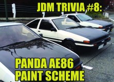 JDM Trivia #8: Panda AE86 paint scheme