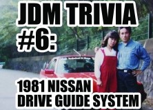 JDM Trivia #6: 1981 Nissan Drive Guide System
