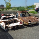 Rusty pair of Mazda Cosmo 110S [Japanese Rustoseums]