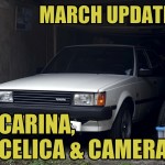 Toyota Carina, Celica & Camera [March update video]