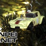 DIY JDM Christmas tree with Hot Wheels ornaments