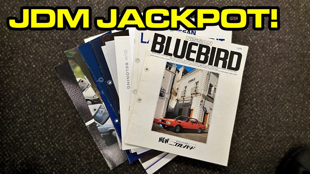 JDM Jackpot: Nissan Bluebird 910 brochure!