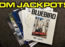 JDM Jackpot: Nissan Bluebird 910 brochure!