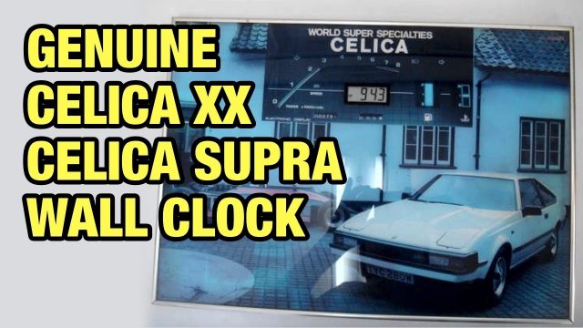 genuine toyota celica supra ma61 wall clock