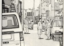Manga Car Spotting - Nissan Silvia S13 - The Walking Man [part two]