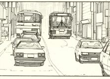 Manga Car Spotting - The Walking Man part one