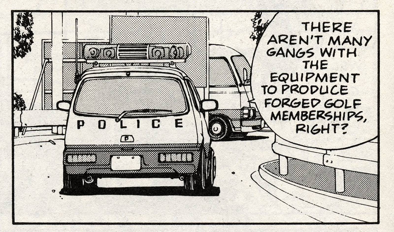 Manga Car Spotting - You're Under Arrest - manga 5 of 8