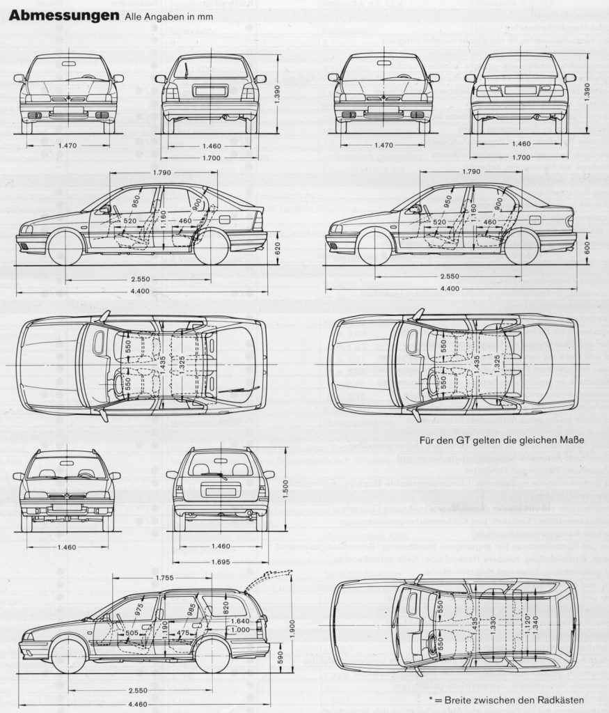 Nissan Primera P10 UK-spec blueprint