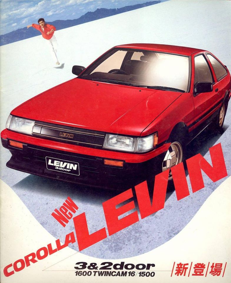 Toyota Corolla Levin AE86 brochure