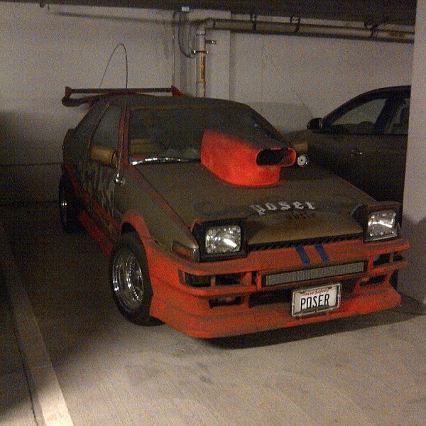 AE86 wall of shame: OG Poser Mobile abandoned