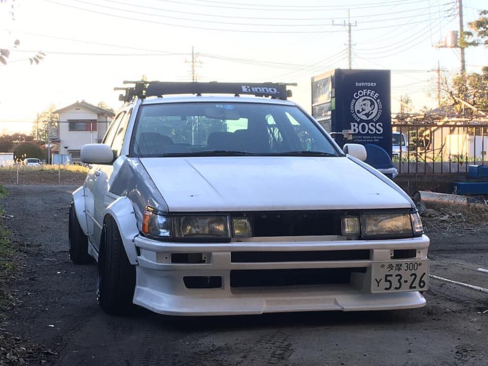 Altezza RS200 with Levin AE86 front - looks OG legit
