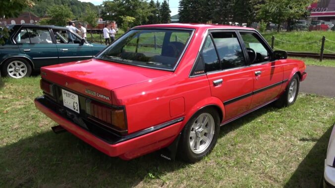 Also the rear of the Carina GT-TR TA63 is immaculate