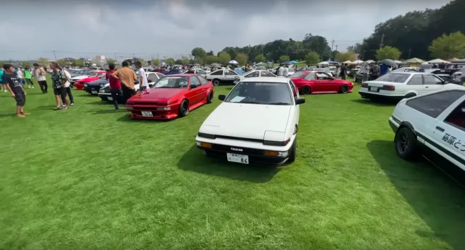 Oura 86 meeting 2023 has a great variety of AE86es!