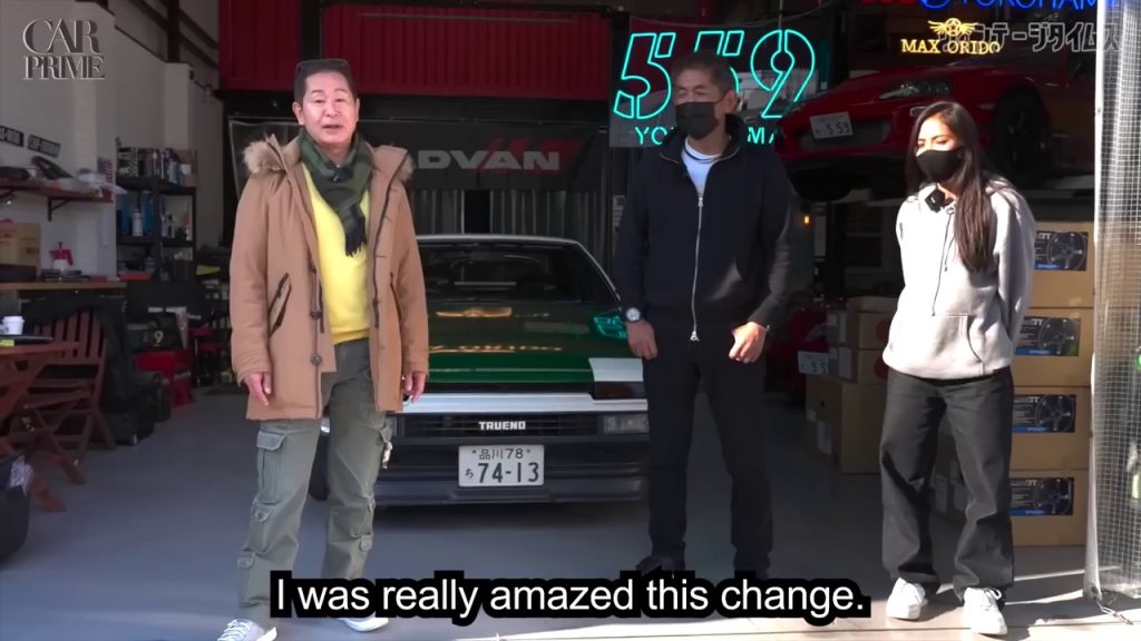 Surprise surprise: Tsuchiya was amazed by the change!