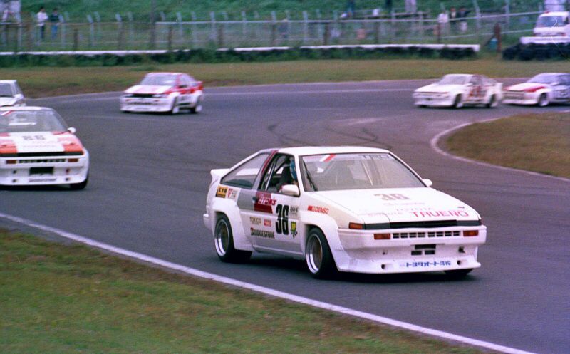 Toyota AE86 N2 race at Fuji 1000