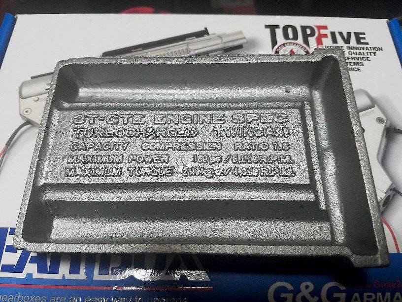 Toyota 3T-GTEU ashtray underside reveals specs