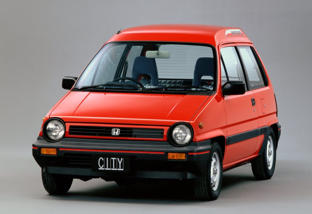 The Honda City R with a raised roofline looks a bit goofy