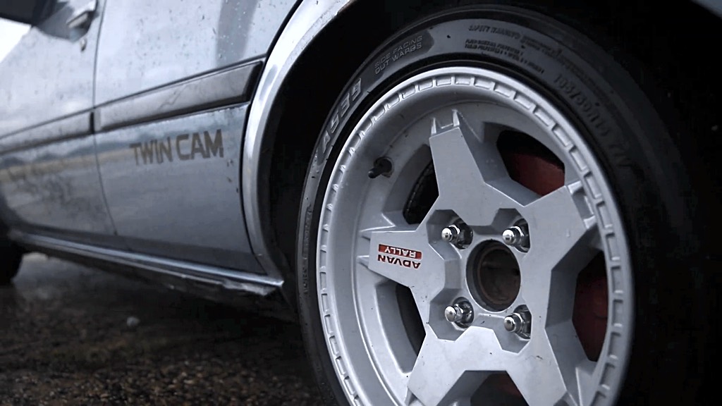 Beautiful Advan Rally wheels: 14x6.5 +11 and 14x7 +5