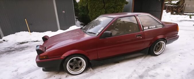 Epic road trip from Ireland to Poland in an AE86