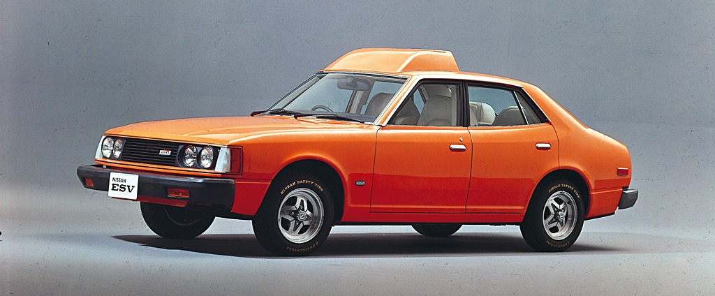 Cutaway drawing of the 1973 Nissan ESV - Picture of the Week