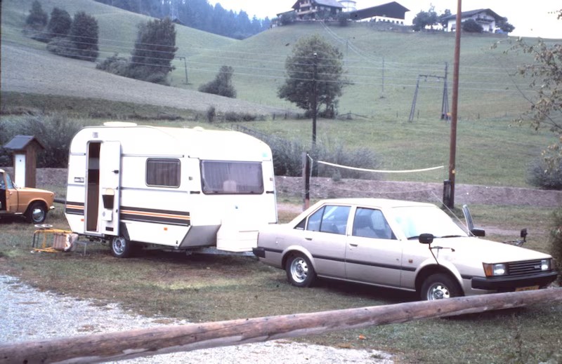 1983 Toyota Carina DX TA60 - Somewhere in the Alps