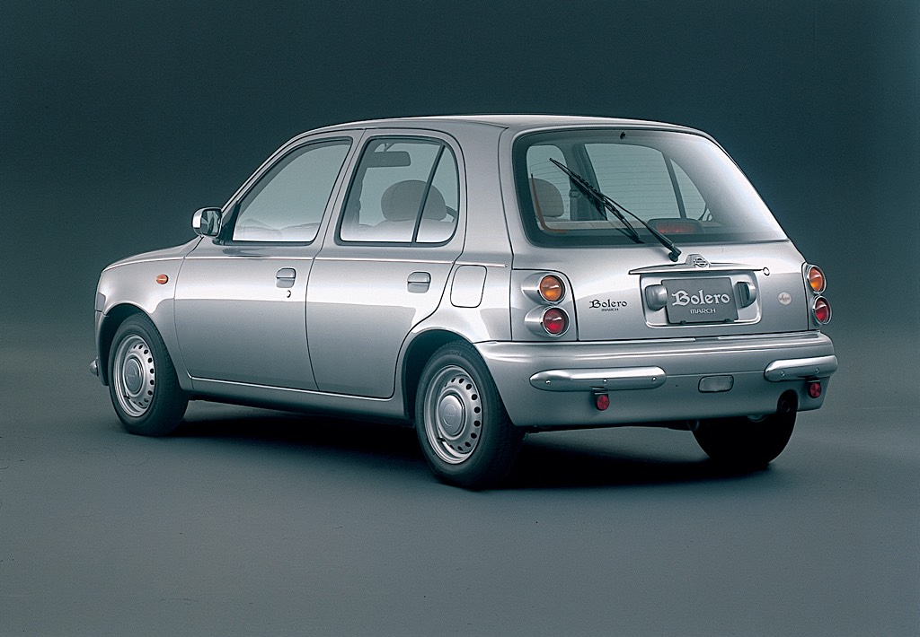 Rear view of 1997 Nissan March Bolero K11