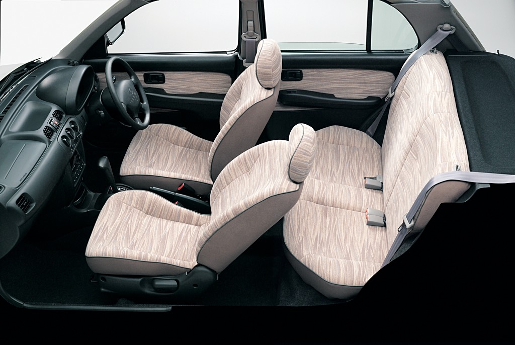 Mid-facelift interior of the Nissan March Rumba