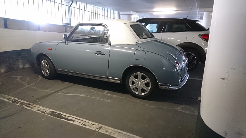 1992 Nissan Figaro in Lapis Grey