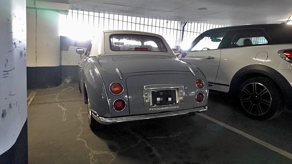 1992 Nissan Figaro in Lapis Grey