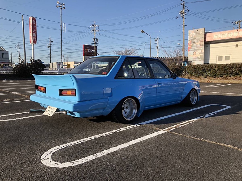 Toyota Carina GT-R kaido racer with Carina TA17 tail lights