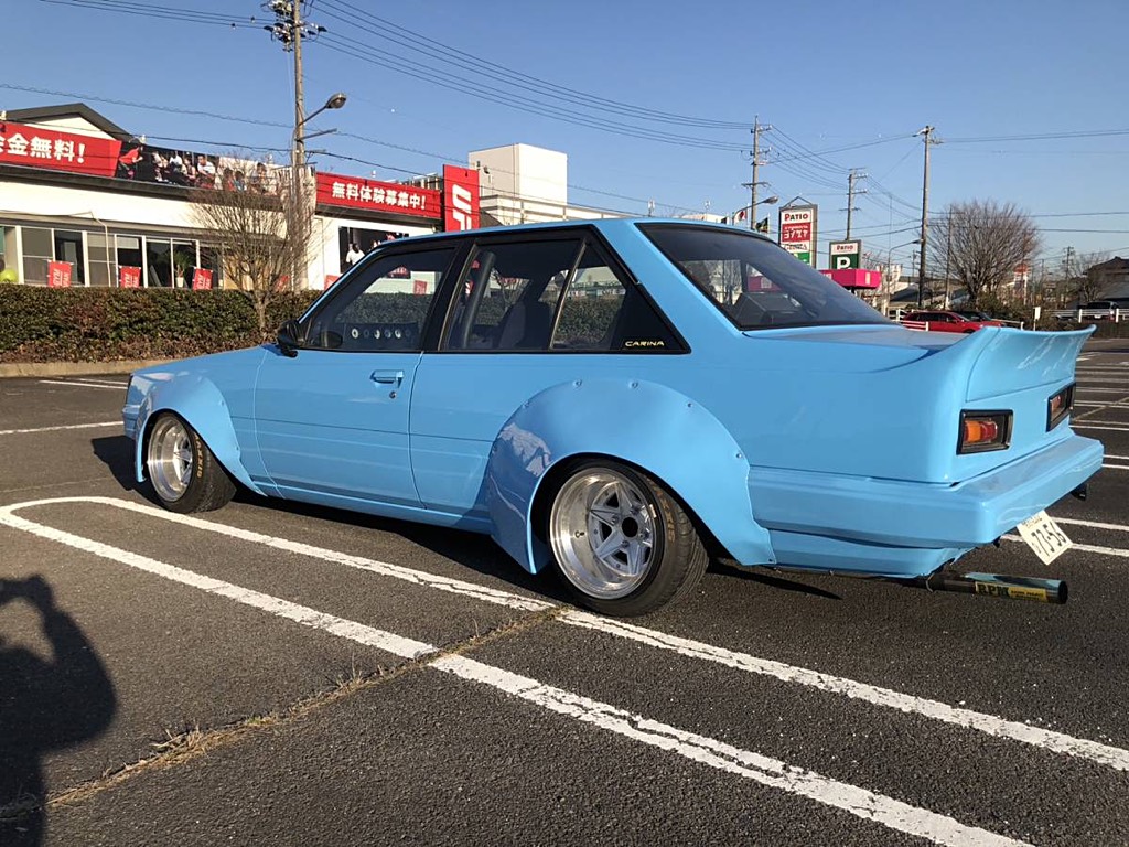 9 inch and 10 inch wide Hello-Special wheels and Rocketbunny S13 ducktail spoiler