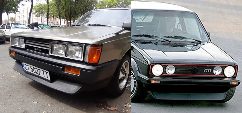 Lip has been sourced from (presumably) a Golf Mk 1
