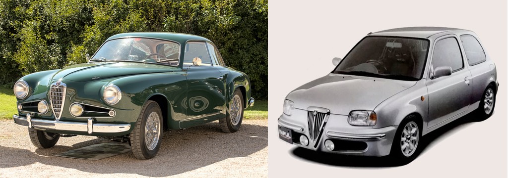 The Impul March Classic clearly was inspired by the Alfa Romeo 1900 Super Sprint