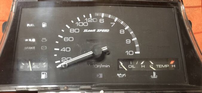 AE86 Trivia: Sleek SPEED AE86 gauge cluster is based on a GT or GT-V gauge cluster