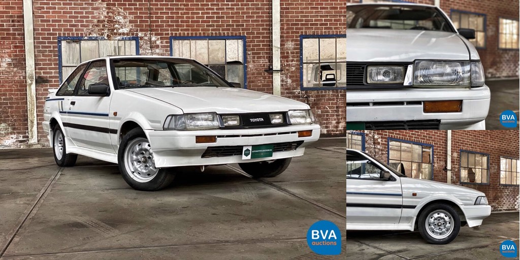 The front end is a mix-and-match of E80 sedan and hatchback parts