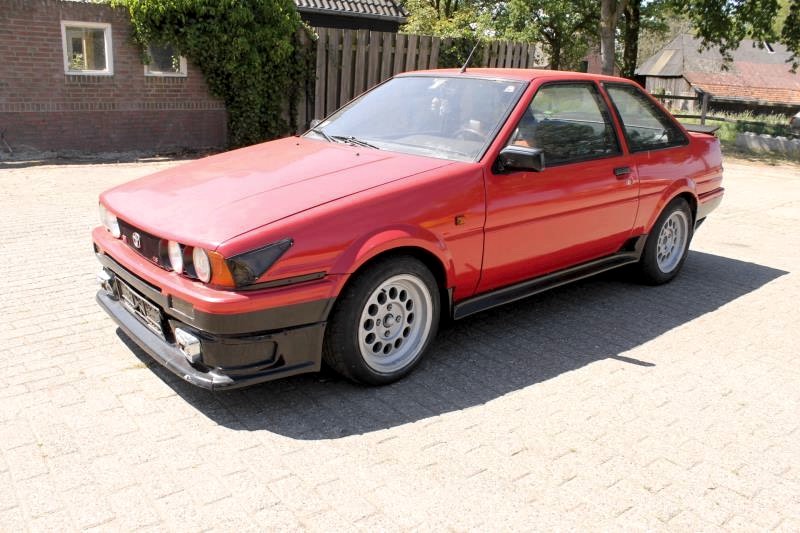 Dutch Corolla GT Twin Cam 16 AE86 with Haslbeck trim and BMW E34 headlights and grill