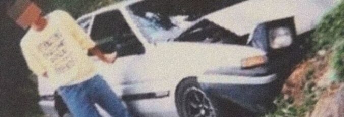 How are you running your panda Trueno AE86 into a ditch?